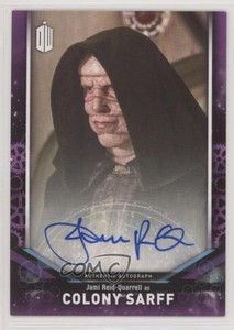 2018 Topps Doctor Who Signature Series Colony Sarff Jami Reid-Quarrell Auto 4z5