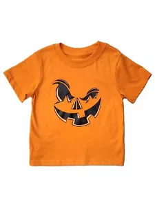 Infant & Toddler Boys Orange Pumpkin Halloween T-Shirt Tee Shirt - Picture 1 of 2