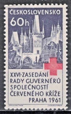 CZECHOSLOVAKIA:1961 SC#1069 MNH The Red Cross Societies League  AL832 - Image 1 of 2