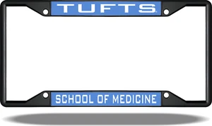 Marco de matrícula negro Tufts Medicine - Imagen 1 de 1