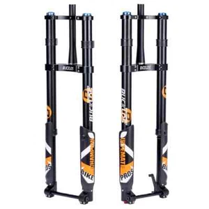 20/26*5.0er Bicycle Fat Tire Inverted Air Suspension Fork Thru Axle 15*150mm - Picture 1 of 25