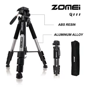 ZOMEI Q111 Professional Aluminium Travel Tripod Pan Head for Canon DSLR Camera - Picture 1 of 10