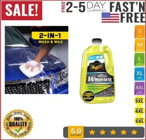 Meguiar's Hybrid Ceramic Wash & Wax Sophisticated Car Wash Gently Cleans & Add - Picture 1 of 8