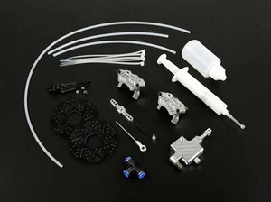 Front Wheel Hydraulic Brake System for 1/5 Scale HPI KM Baja 5B 5SC Rovan RC Car - Picture 1 of 11