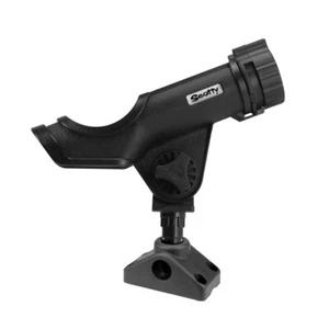 Scotty 230-BK Powerlock Rod Holder Black w/ 241 Side/Deck Mount - Picture 1 of 1