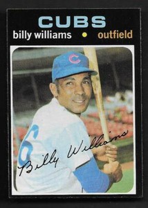 1971 TOPPS BASEBALL #350 BILLY WILLIAMS  NRMT