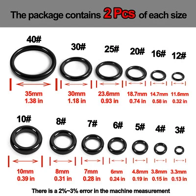 26X Fishing Rod Repair Kit Ceramic Guide Ring Wear Resistant Rod Eye Kit HOT! - Image 1 of 4