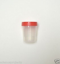 Sterile Urine Collection Sample Specimen Bottle Container Cup 80mL 80 mL (12)