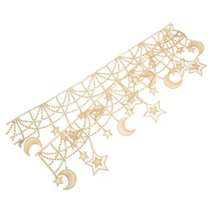 Dress Lace Accessories Star Trim Decorative Exquisite Water-soluble Embroidered - Picture 1 of 16