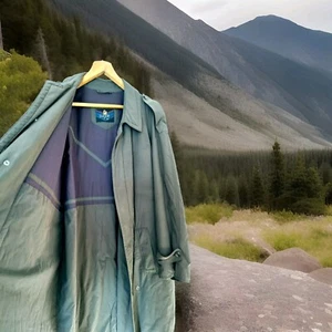 Abrigo Largo Para Hombre Bugatti Verde 56EU Gran Estilo Resistencia al Viento Lluvia Calidad Hombres - Imagen 1 de 6