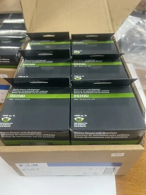 Eaton White Occupancy Sensor Switch 1/3Way LED/CFL/INC/HAL/FLR/MLV/ELV OS310U-W - Image 1 of 4