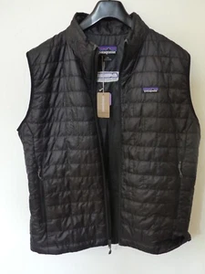 NWT Patagonia Nano Puff Vest Men’s L Black Quilted Insulated Primaloft (Logo) - Picture 1 of 9