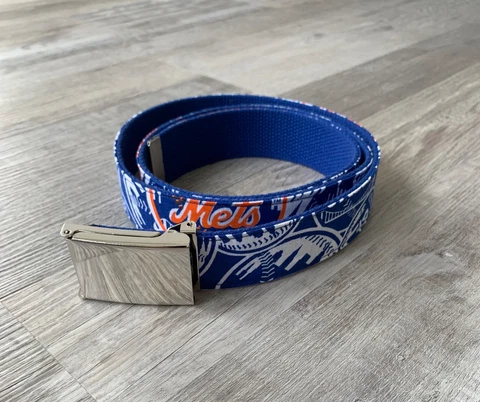 New York Mets BELT & Buckle Baseball Team MLB Fan Game Gear Pro Apparel New NY Cover