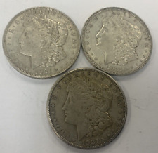 1921 P,S & D (lot of 3) $1 Morgan Silver Dollars Very Nice Lot of Coins ~ #2143
