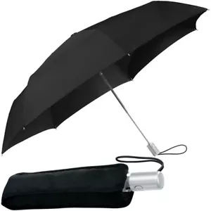 Samsonite Ombrello Nero Ombrello Alluminio Ombrello Unisex Black - Foto 1 di 5