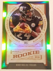 Benny Snell RC / 2019 Chronicles Legacy Football / Steelers-Kentucky - Imagen 1 de 2