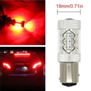 2Pcs 1157 BAY15D Red LED Bulb Car Brake Ligth 80W Stop Turn Signal Tail Lamp 12V - Picture 1 of 8
