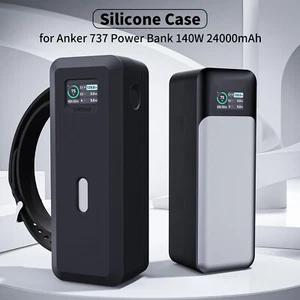 Silicone Case for Anker 737 Power Bank 140W 24000mAh TF/SIMTravel Carrying Case - Picture 1 of 15