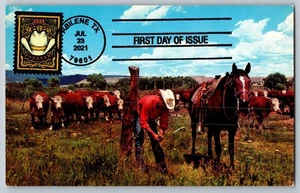 #5615 Cowboy Hat FDC Maxi Card - Picture 1 of 2