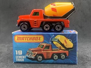 Matchbox Superfast MB19-C1 : Cement Truck in type K Box - Picture 1 of 7