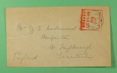 DR WHO 1915 GB FPO C FREE FRANK WWI CENSORED TO ENGLAND R02946 - Image 1 of 2