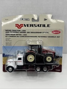 ERTL 1/64 Versatile 290 MFWD Tractor & Peterbilt 367 Dealership Truck 16247 - Picture 1 of 9