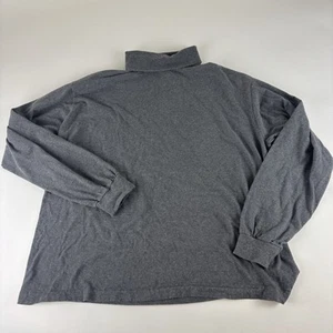 Vintage Jockey Men's XL Turtleneck Long Sleeve T Shirt Gray - Picture 1 of 8