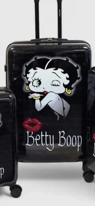 Maleta clásica rígida Betty Boop de 3 piezas estilo de viaje colección clásica - Imagen 1 de 3