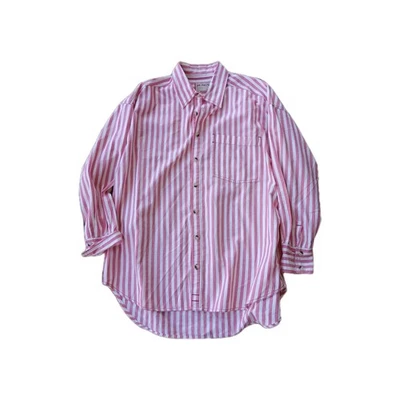 Free People We The Free Pequeño Freddie Rayas Coral Abotonado Gran Tamaño Preppy Foto 1 de 4