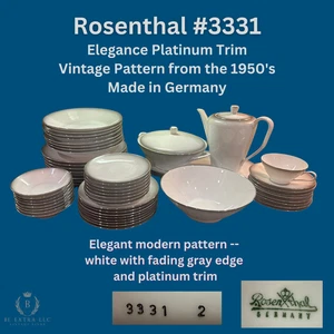 Rosenthal Elegance #3331 Elegance Platinrand, Germany, "Schale auswählen" - Bild 1 von 21