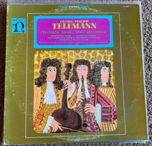 TELEMANN - SONATAS - CHAMBER MUSIC W/RECORDER - NONESUCH RECORDS NO. H-71065 - Picture 1 of 4