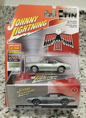 JOHNNY LIGHTNING 2020 STORAGE TIN SERIES #1 1967 PONTIAC FIREBIRD  - Image 1 of 3