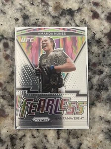 Amanda Nunes 2021 Panini Prizm UFC Fearless Insert #16 MMA A6 - Picture 1 of 1