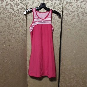 Nike Pink Striped Girl's Tennis Dress Size XL - Picture 1 of 5