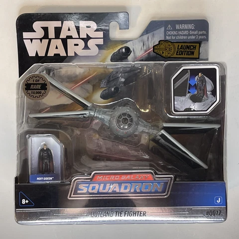 Star Wars Micro Galaxy Squadron Rare Outland Tie Fighter 1 of 15,000 *In hand* Cover