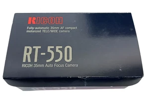 Macchina fotografica vintage Ricoh RT-550 35mm autofocus con scatola compatta point-and-shoot - Foto 1 di 11