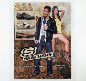 Skechers Men’s 2008 Ad Laminated “Easy Fashion, Easy Livin’” Footwear Poster - Picture 1 of 6