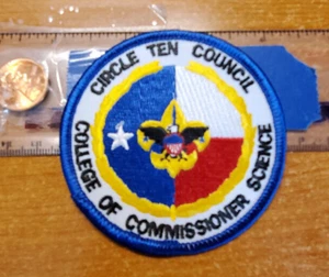 Parche científico BSA Circle Ten Council, College of Commissioner - Imagen 1 de 1