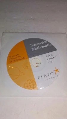 RARE Plato Interactive Mathematics Client Installer CD - Scratch Free Disc #XD10 - Image 1 of 4
