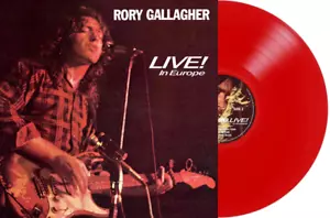 More details for rory gallagher - live! in europe limited edition red vinyl 12&quot; album