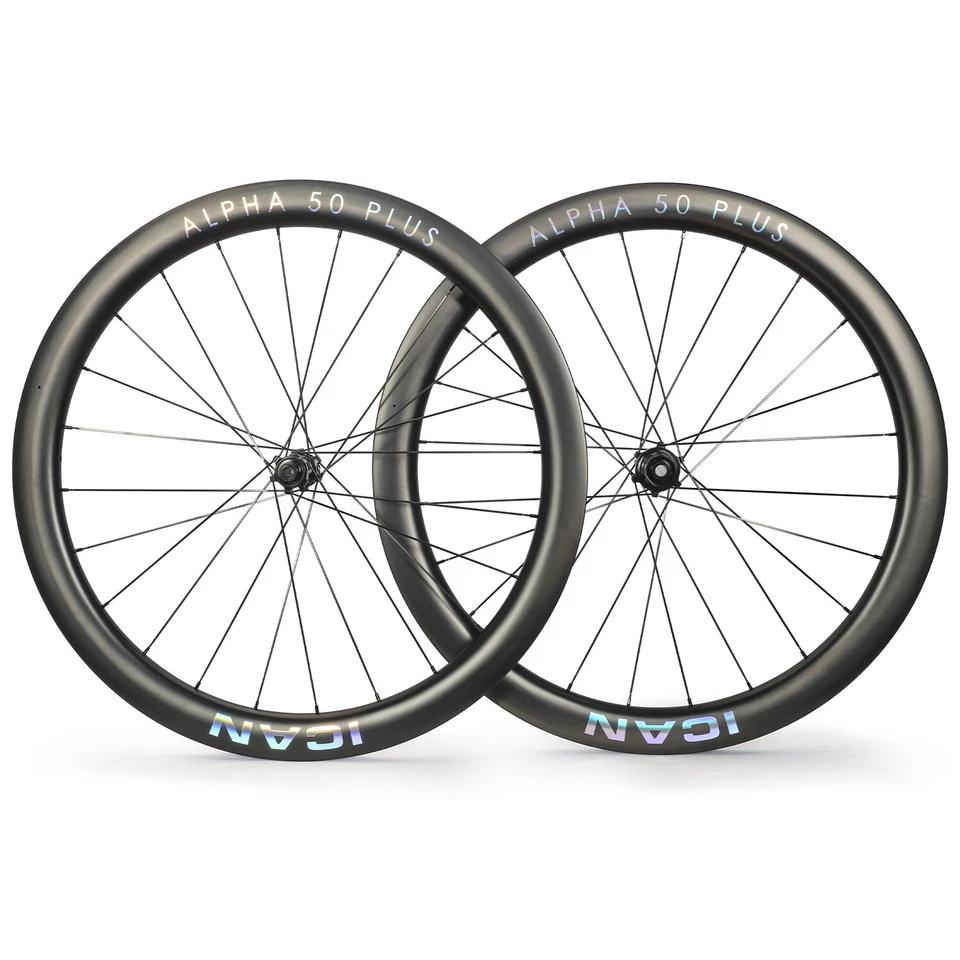 ICAN Alpha 50 Plus XDR1555g 23mm Inner Width Carbon Disc Road Bike Wheelset 700C