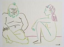 PABLO PICASSO 1955 LITHOGRAPH w/COA. invest in listed VINTAGE Picasso RARE ART