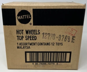 Hot Wheels 1995 velocidad máxima - estuche completo de 12 quilates - surtido sellado de fábrica nuevo de colección - Imagen 1 de 9
