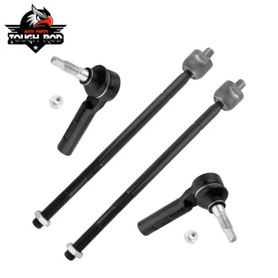 4x Front Inner Outer Tie Rod Ends for Dodge Challenger Charger 2011 -2019 - Imagem 1 de 4