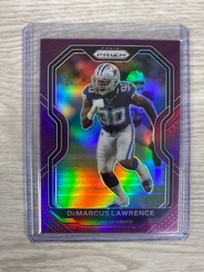 2020 PANINI PRIZM DEMARCUS LAWRENCE #153 PURPLE REFRACTOR /125