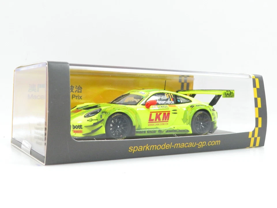 1:43 Spark SA175 Porsche 911 GT3 Manthey Racing FIA GT WC Macau 2018 Y7 - Bild 1 von 4