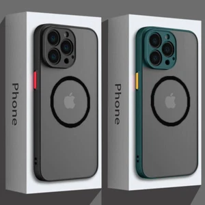 Magnetic Case For iPhone 16 14 13 12 11 15 Pro Max XS XS ShockProof Hybrid Cover - Picture 1 of 21