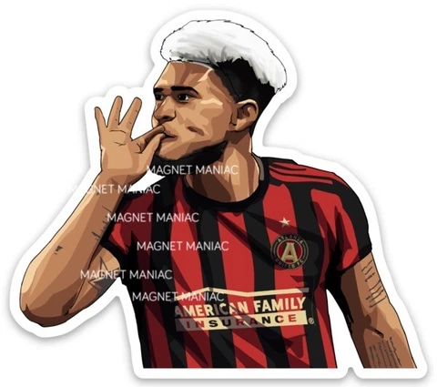 Josef likeness magnet - MLS -  Atlanta United FC - Venezuela - Josef Martinez Cover