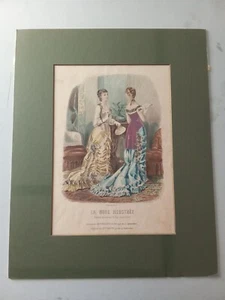 Stampa moda Francese in Pass 1880 c.a. - Picture 1 of 5