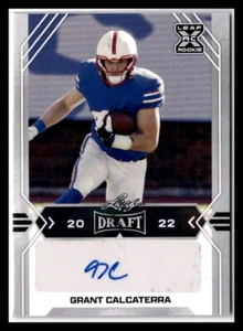 2022 Leaf Ultimate Draft - Auto Grant Calcaterra #BA-GC1 (AU, RC) - Picture 1 of 2